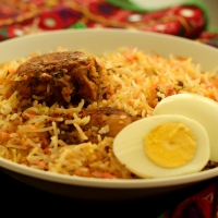 Hyderabadi Chicken Dum Biryani (Kacchi Style)
